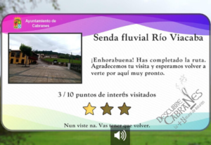 Aplicación Senda Viacaba, Cabranes, Asturias